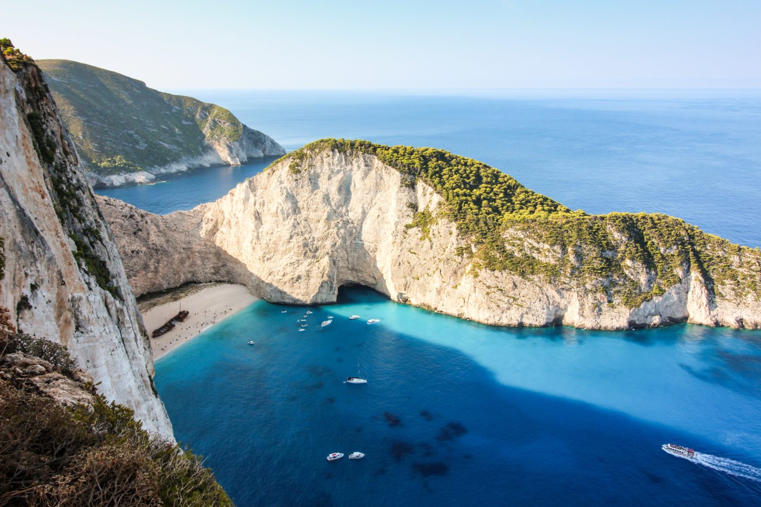 navagio beach sailing